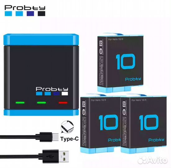 GoPro 11 док станция + аккумулятор новые