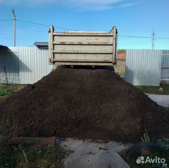Земля садовая плодородная Чернозем Грунт Навоз