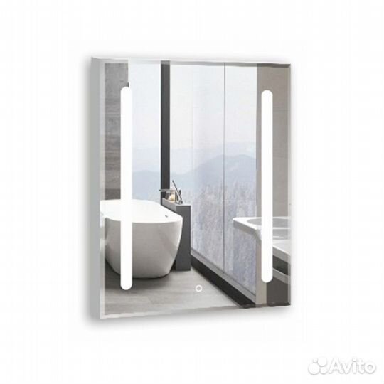 Зеркало loranto Танго-эконом 600х800, LED-подсвет