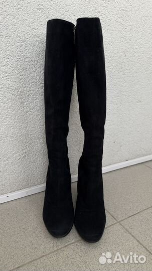 Сапоги женские натуральный нубук