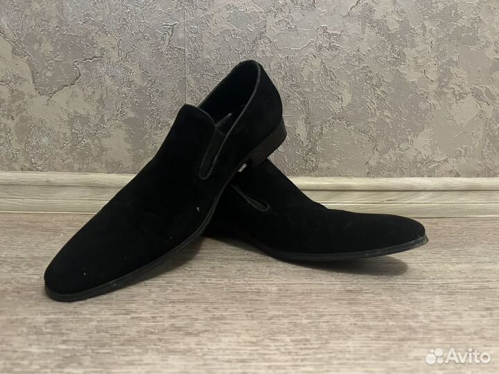 Мужские туфли замша