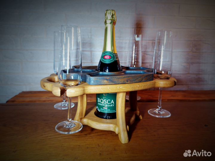 Винный столик менажница