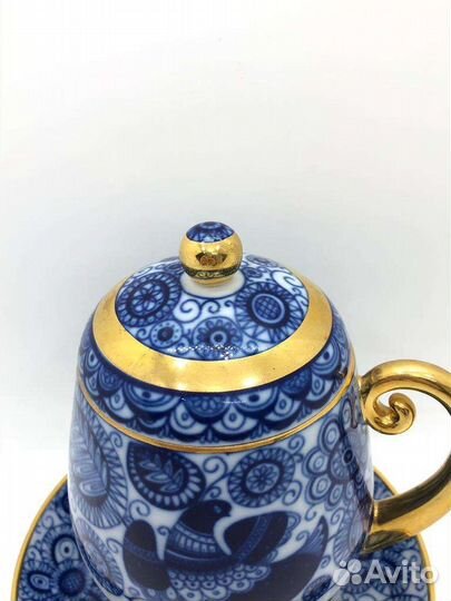 Редкий чайный бокал лфз Жар птица