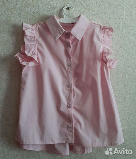 Рубашка для девочки школьная
