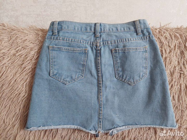 Юбка джинсовая
