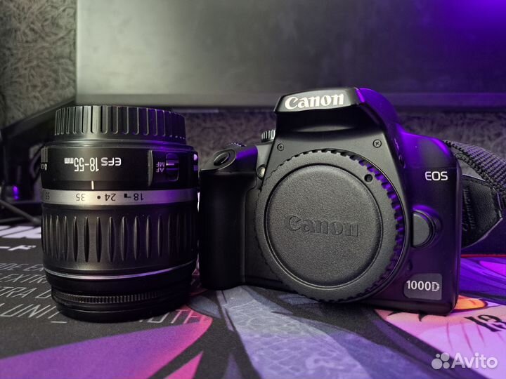 Зеркальный фотоаппарат canon eos 1000d