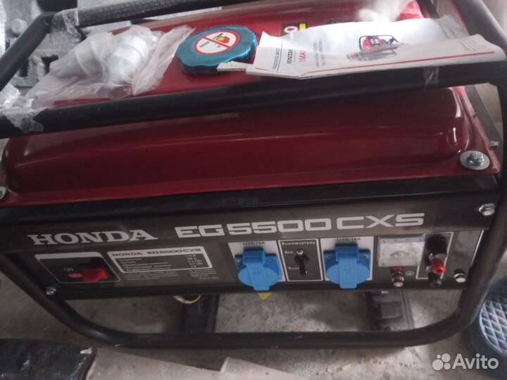 Генератор бензиновый honda eg 5500cxs