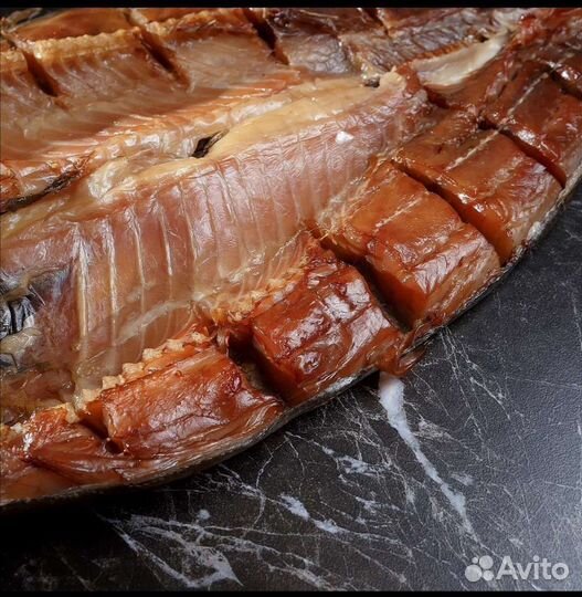 Толстолоб холодного копчения пласт 450 за кг