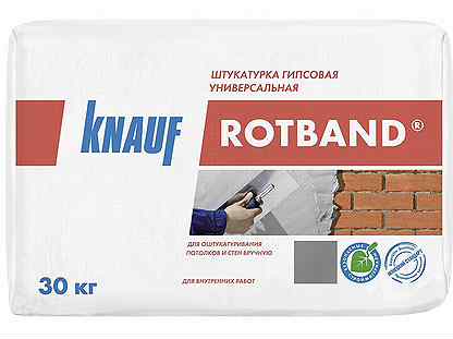 Knauf Rotband гипсовая штукатурка 30 кг