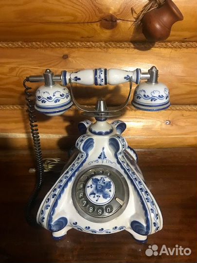 Гжель Коллекционный телефон