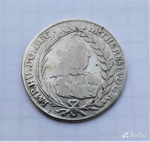 Венгрия / 20 крейцеров 1776 г. / серебро