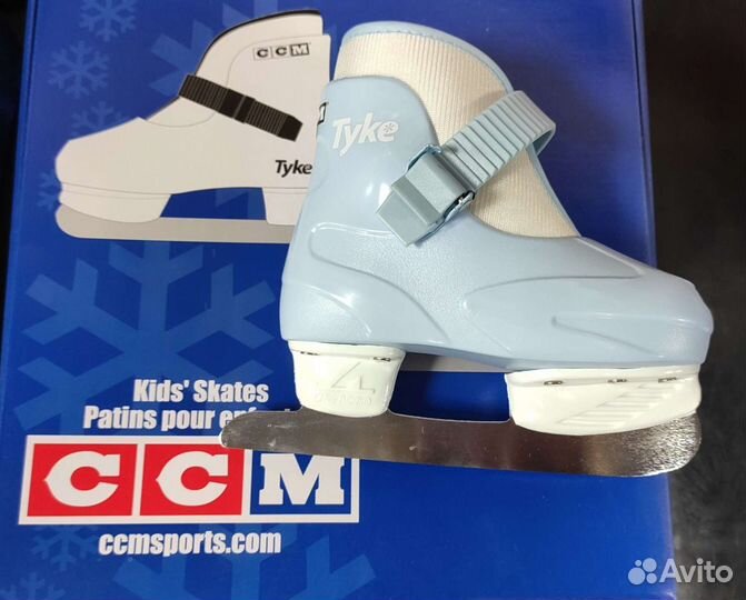 Коньки CCM, от 24 р-ра, новые, раздвижные, фигур