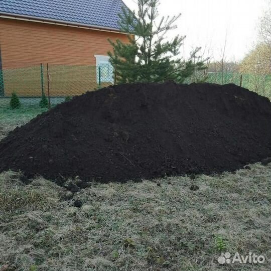 Земля плодородная. Грунт растительный. Чернозем