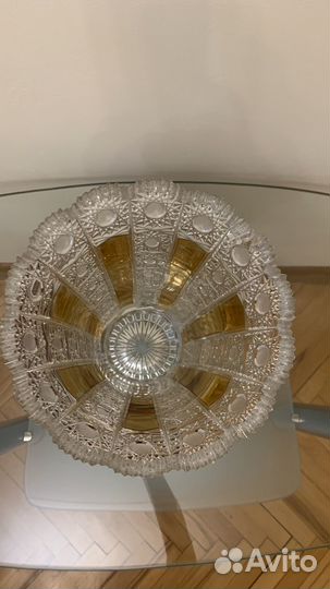 Хрустальная ваза богемия