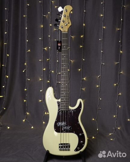 Prodipe jmfpb80ravw PB80RA Бас-гитара, белая