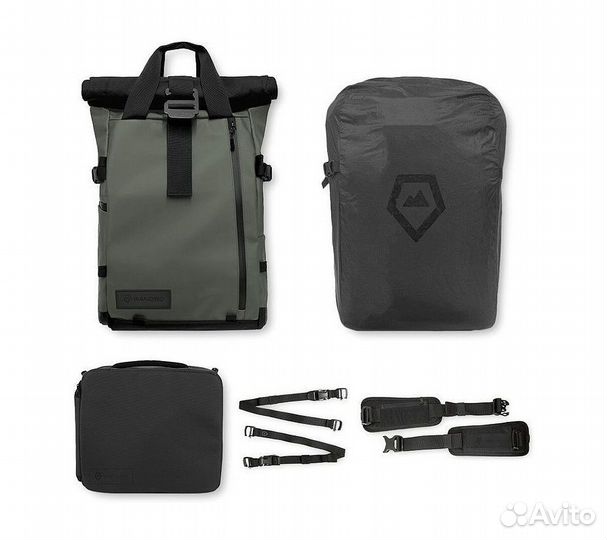 Рюкзак Wandrd prvke 21 v2 Photo Bundle, зеленый