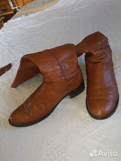 Сапоги натуральная кожа 38р