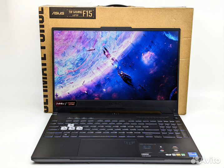 Игровой asus TUF i7-12700H/RTX3060/16Gb/512Gb