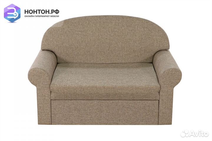 Диван выкатной Новь-1 темно-бежевый
