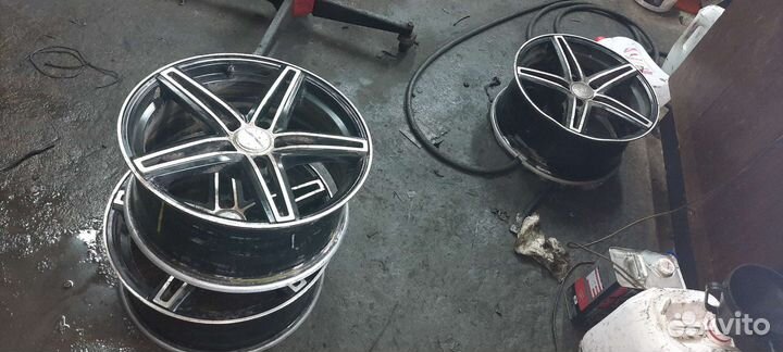Литые диски r17 на mercedes бу