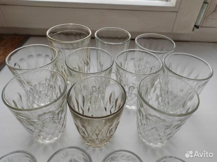 Набор Стаканов (10) и Рюмок (6) из СССР