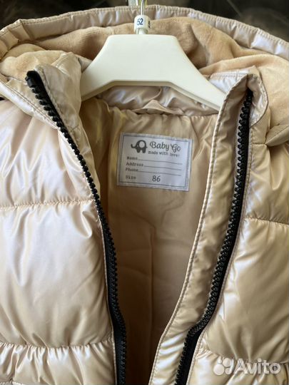Куртка на девочку 86