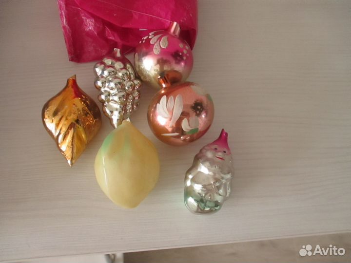 Елочные игрушки СССР