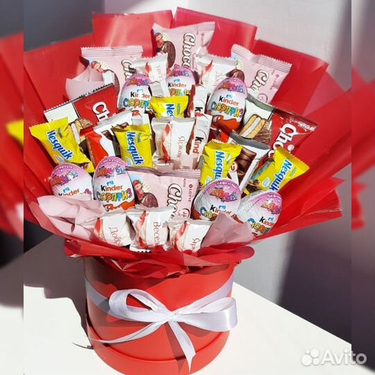 Сладкие букеты из конфет / съедобный подарок