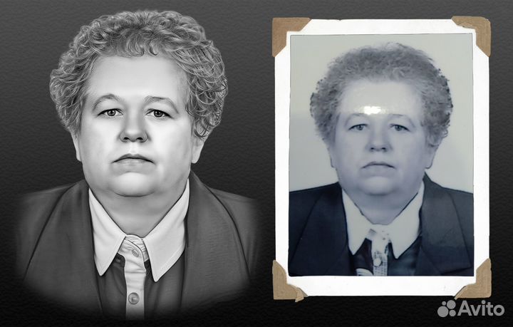 Ретушь фотографии для памятника