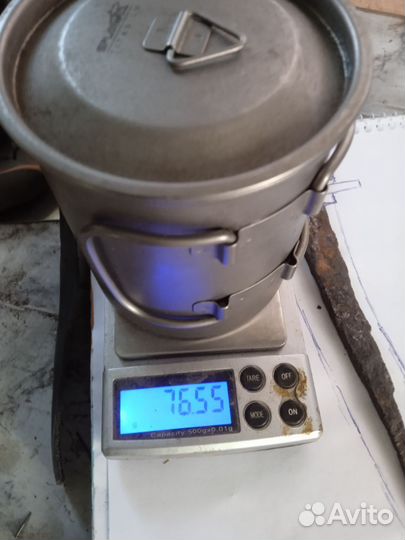 Титановая кружка с крышкой