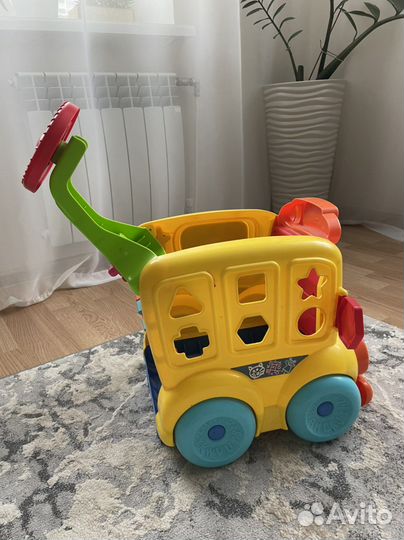 Каталка ходунки/развивающий центр/хранение