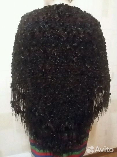 Платок-накидка с люрексом