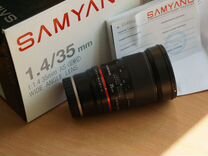 Продам объектив Samyang 35mm f/1.4 ED AS UMC Sony