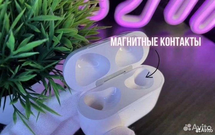 Наушники AirPods 3 (2024) + Чехол, Гарантия