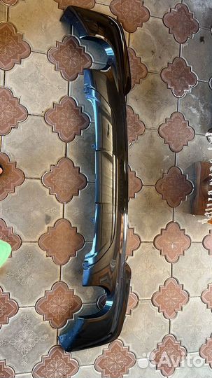 Юбка диффузор заднего бампера BMW X3 G01 M пакет