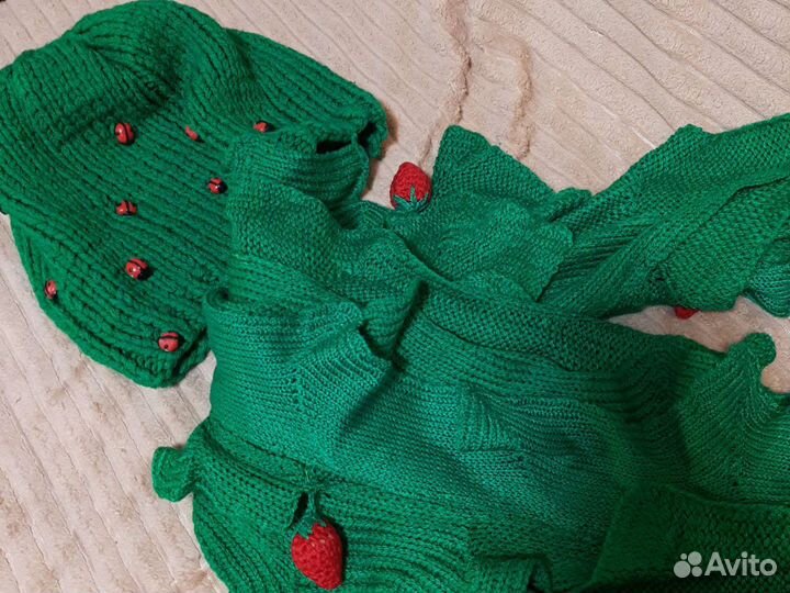 Новый комплект шапка+шарф