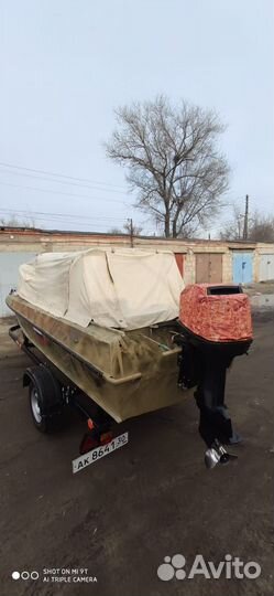 Казанка 5М4, мотор 60, прицеп