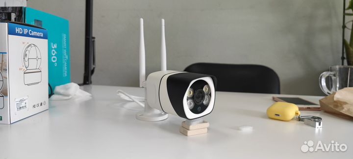 Wifi уличная 3мп камера + флешка