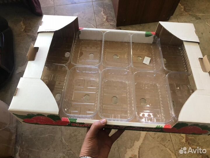 Пинетки (корексы, лукошки) 500г пищевые под ягоду