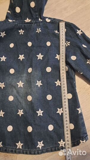 Куртка джинсовая для девочки 104-110