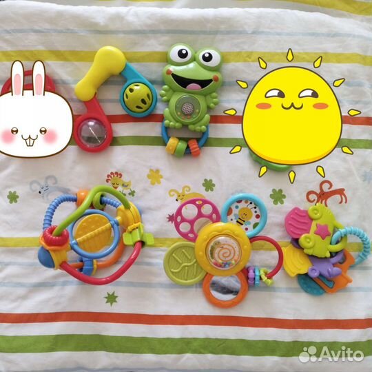 Игрушки, погремушки, развивающие