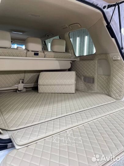 5D Коврики из экокожи в багажник Lexus LX570 LX450