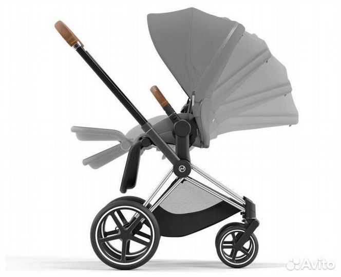 Прогулочная коляска Cybex Priam 4, Soho grey