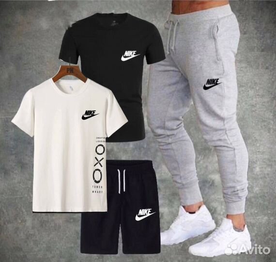 Черный спортивный костюм Nike 4 в 1