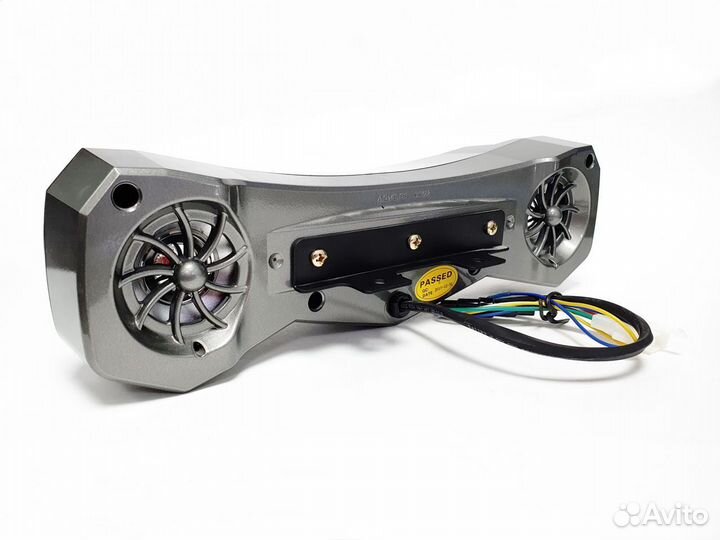 Аудиосистема для мототехники на переднюю вилку