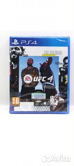 Диск UFC 4 для PS4 (лиц.) с русскими субтитрами