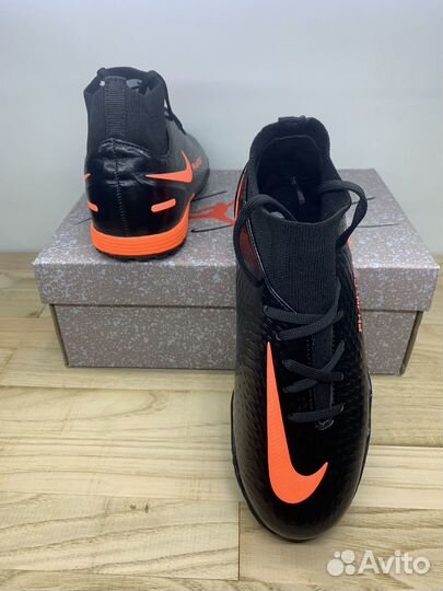 Детские Сороконожки Nike Phantom black шиповки