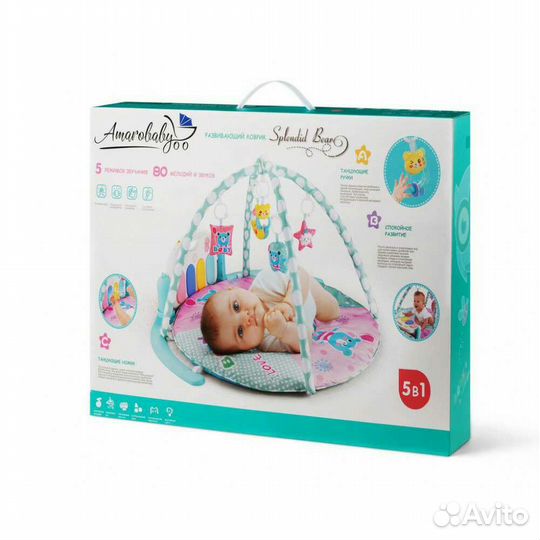 Развивающий коврик с пианино