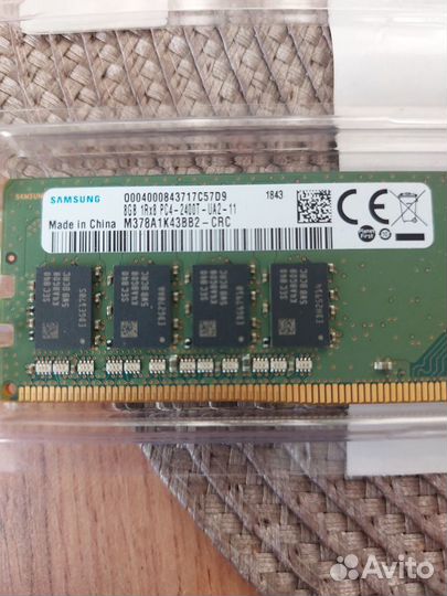 DDR4 samsung 8GB 1rank