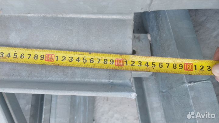 Швеллер оцинкованный 12,14,16